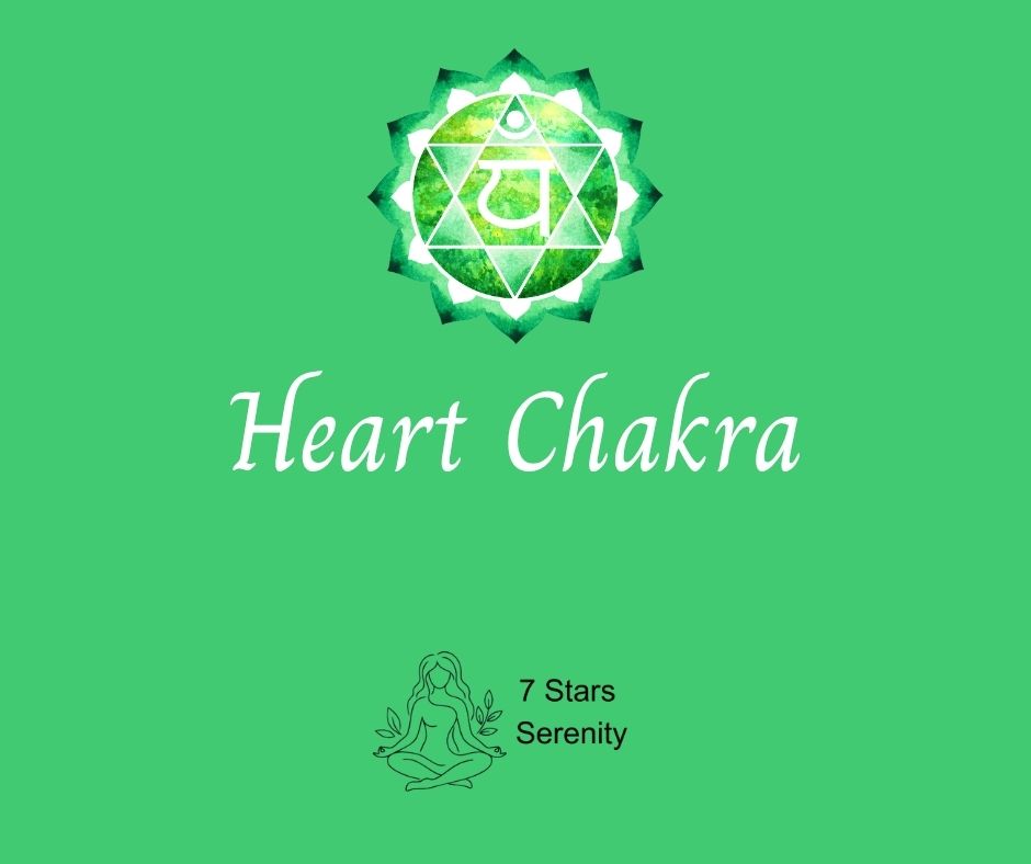 Soft green and pink Heart Chakra illustration with lotus symbol representing Anahata energy center