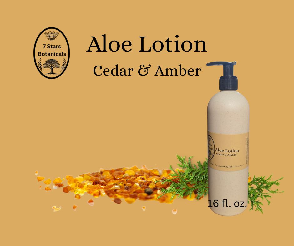 Cedar & Amber Aloe Lotion 16 fl. oz.