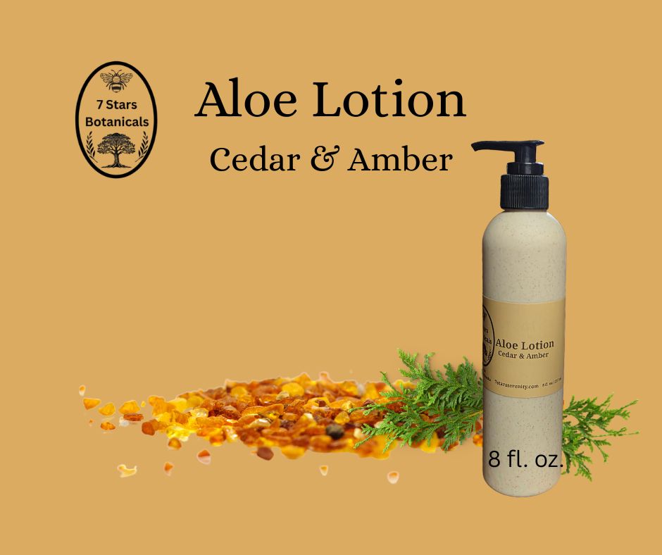 Cedar & Amber Aloe Lotion 8 fl. oz.