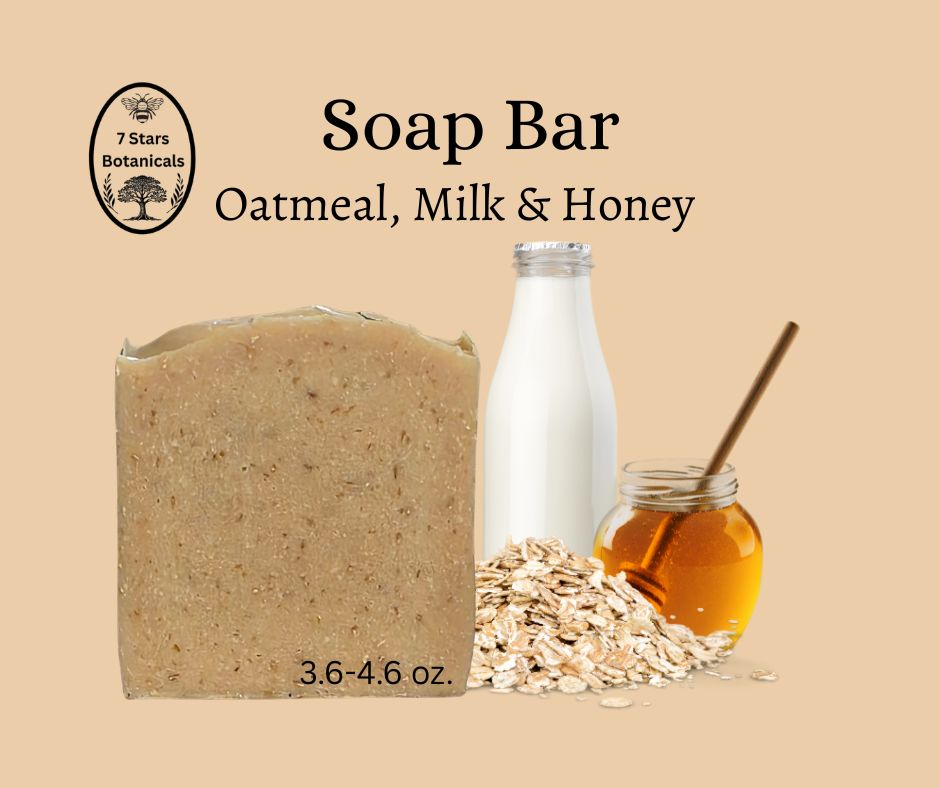 Oatmeal, Milk & Honey Soap Bar