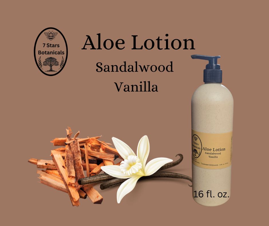 Sandalwood Vanilla Aloe Lotion 16 fl. oz.