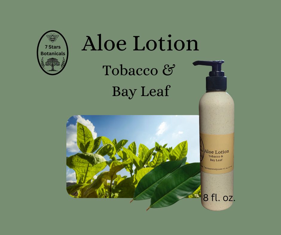 Tobacco & Bay Leaf Aloe Lotion 8 fl. oz.